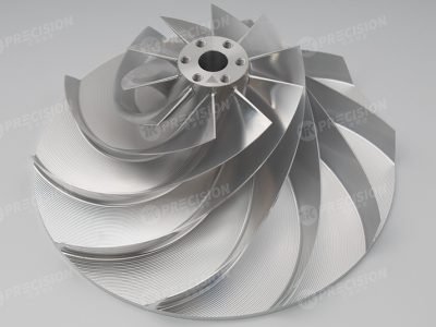 Stainless steel centrifugal compressor wheel