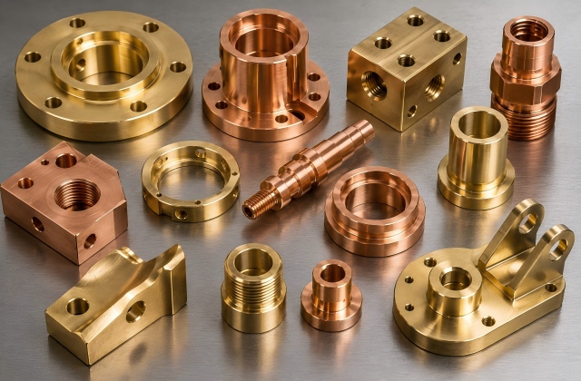 Copper alloy CNC machining materials for conductive precision parts