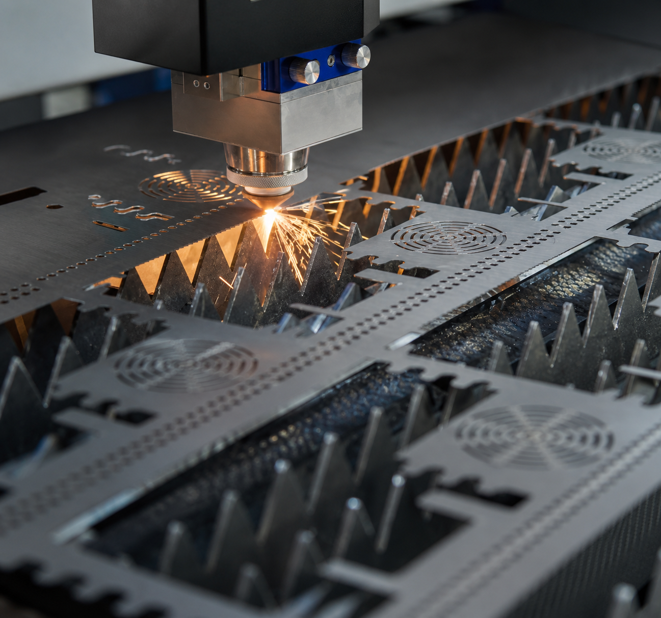 Custom sheet metal parts for industrial applications