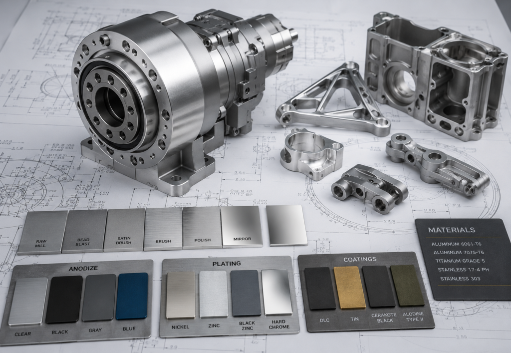 Robotics surface finishing for machined robot parts