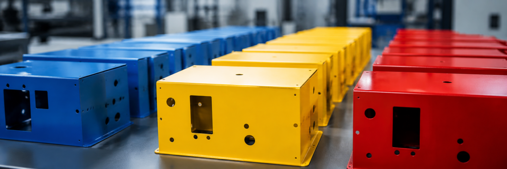 Sheet metal surface finishing for fabricated metal parts