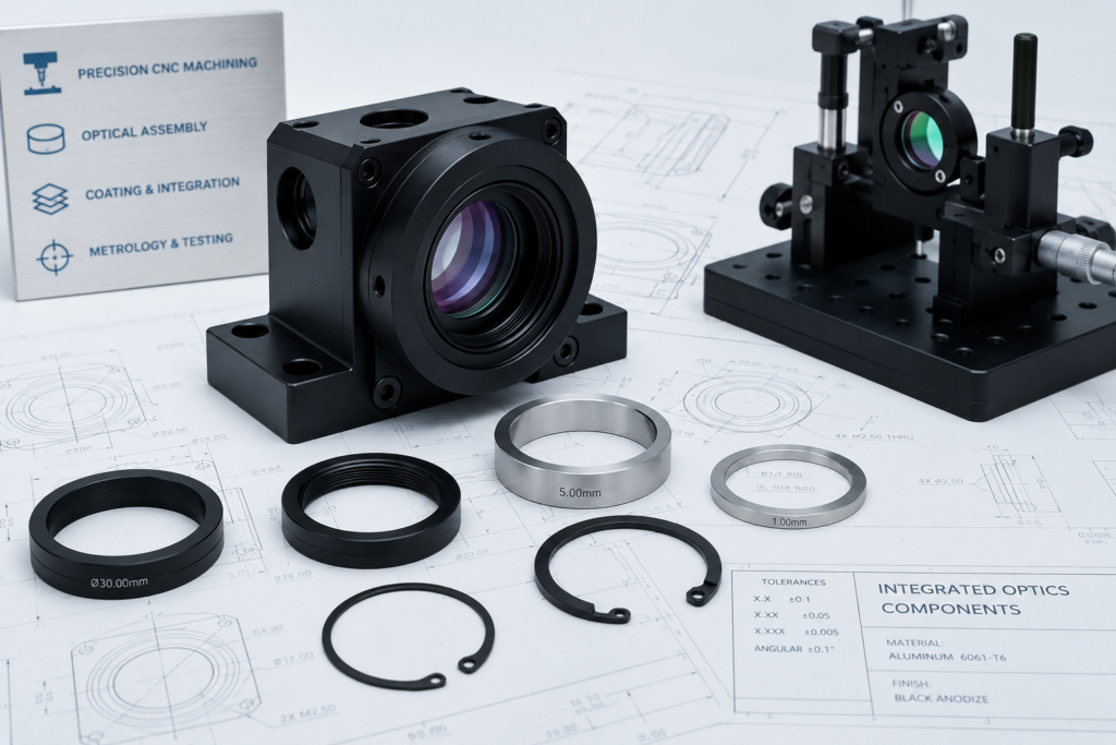 5-axis machining for complex optical components