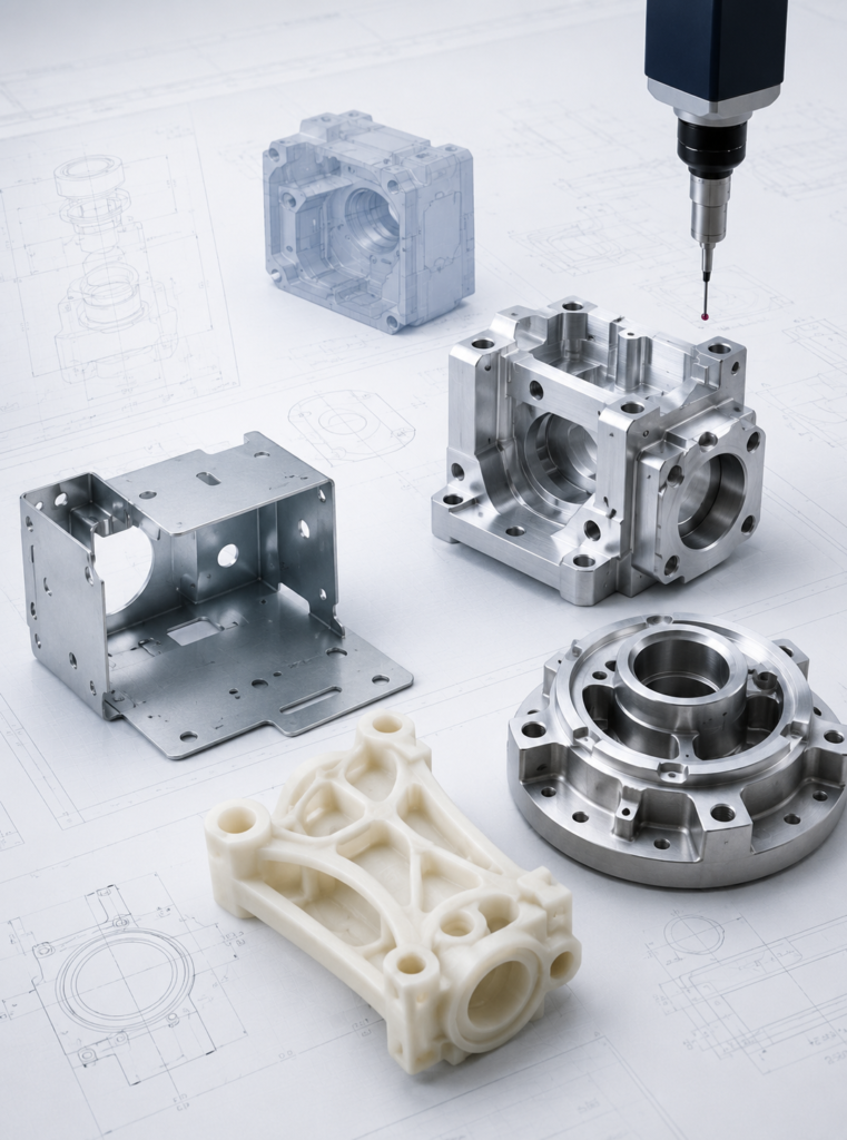 Rapid prototyping services for custom prototype parts