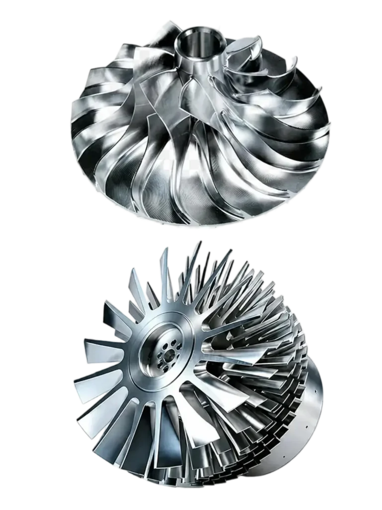Complex CNC machined parts with multi-face features