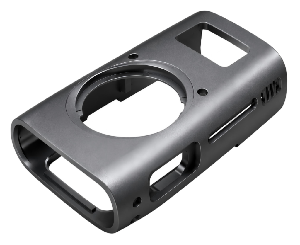 Electronic device housing made by precision CNC machining