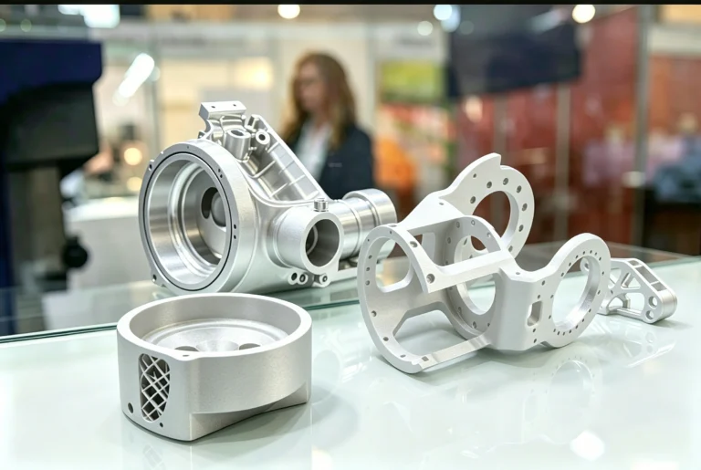 Metal 3D Printed Aluminum Alloy Mechanical Parts Exhibition Booth Display