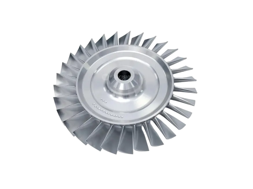 5-axis aerospace impeller for turbine-related geometry