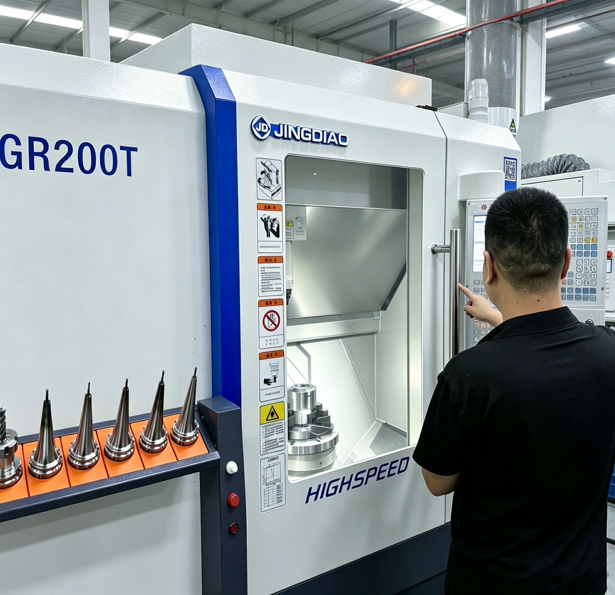 5-axis-jingdiao-high-speed-precision-cnc-machining-workshop