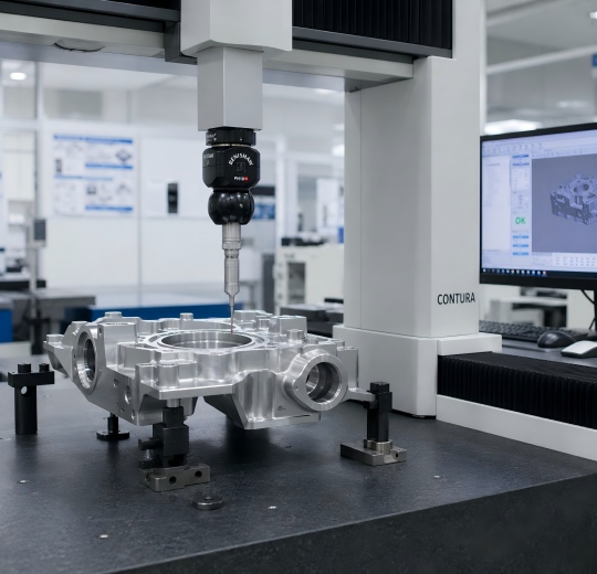 CMM inspection for precision machined parts