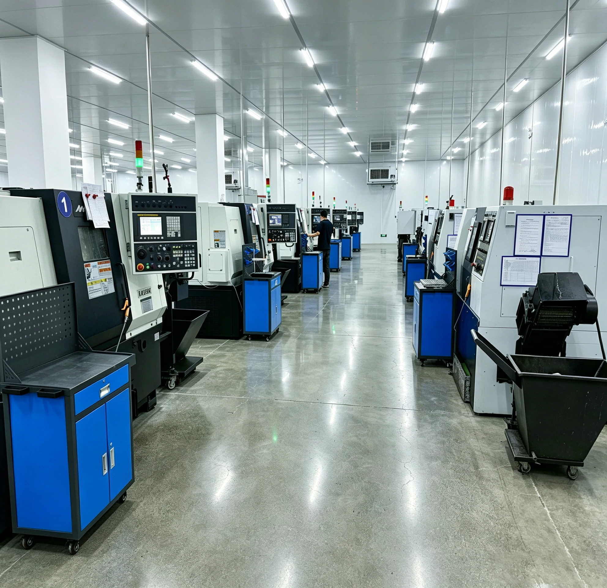 CNC turning center for shafts sleeves and round parts