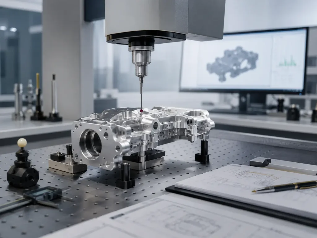 Medical parts inspection with CMM and dimensional reports