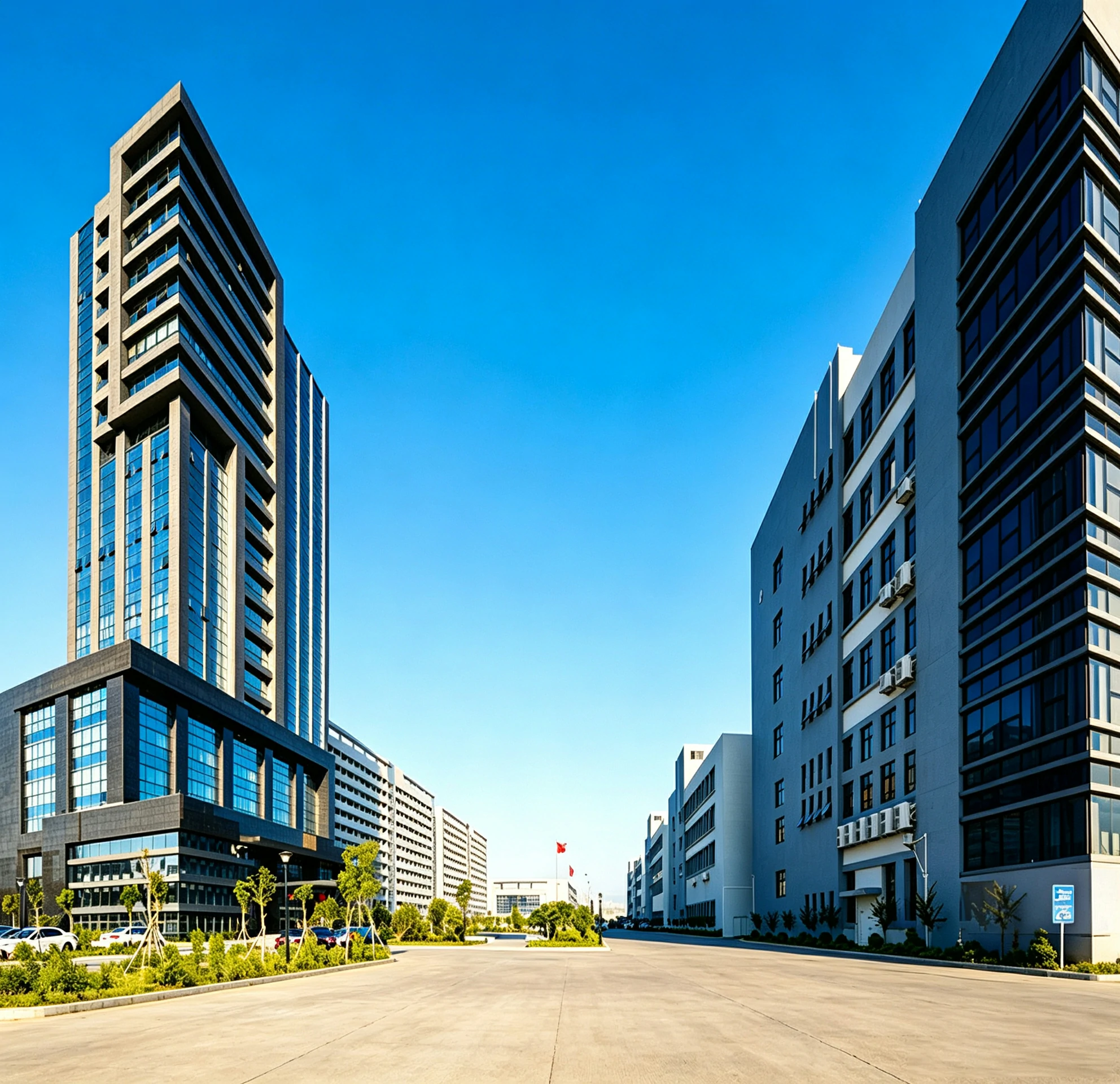 industrial-park-factory-office-building-overview