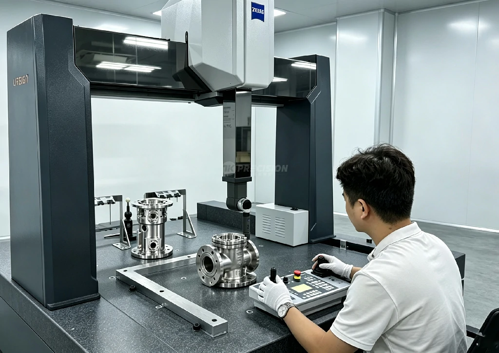 CMM inspection for precision CNC machined parts