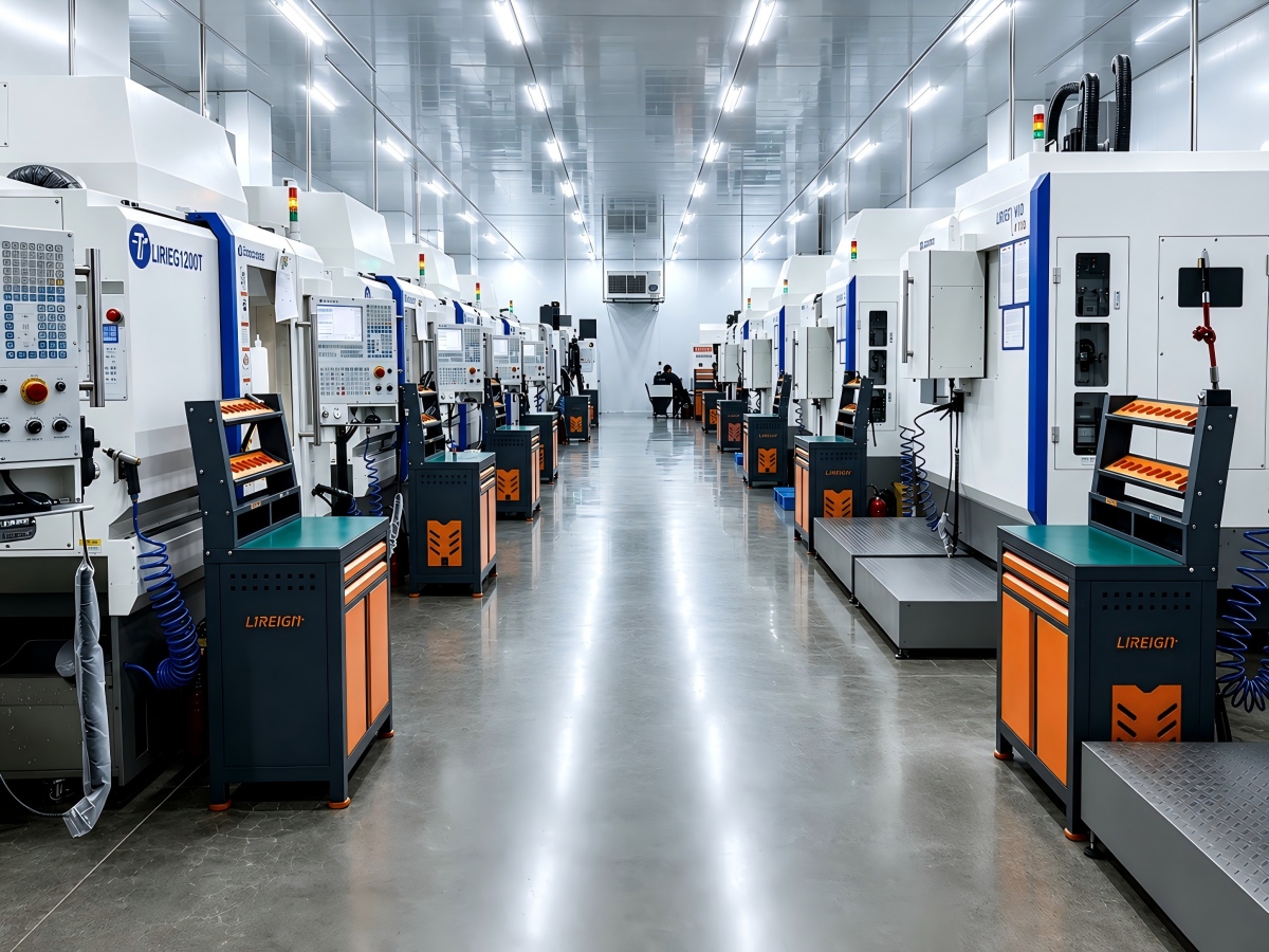 Tik Precision CNC machining factory and engineering team