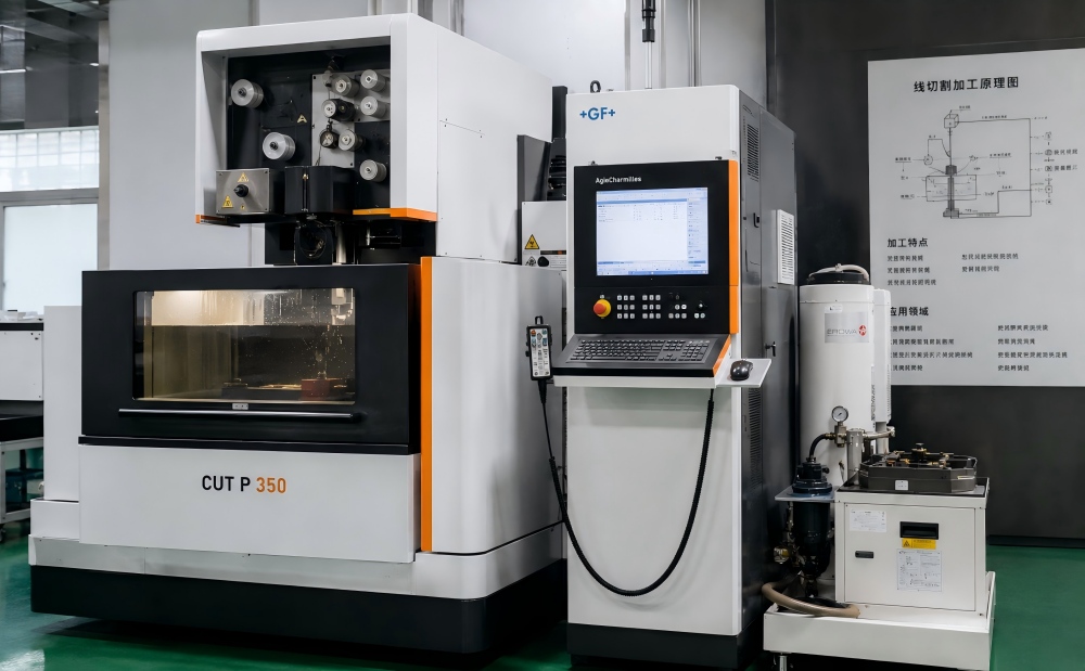 EDM and wire EDM machining for fine detail features