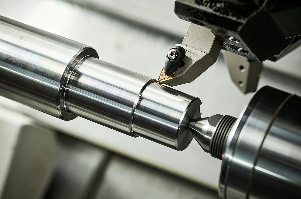 CNC lathe machining turbine rotor shaft, custom aerospace turbine rotors precision manufacturing