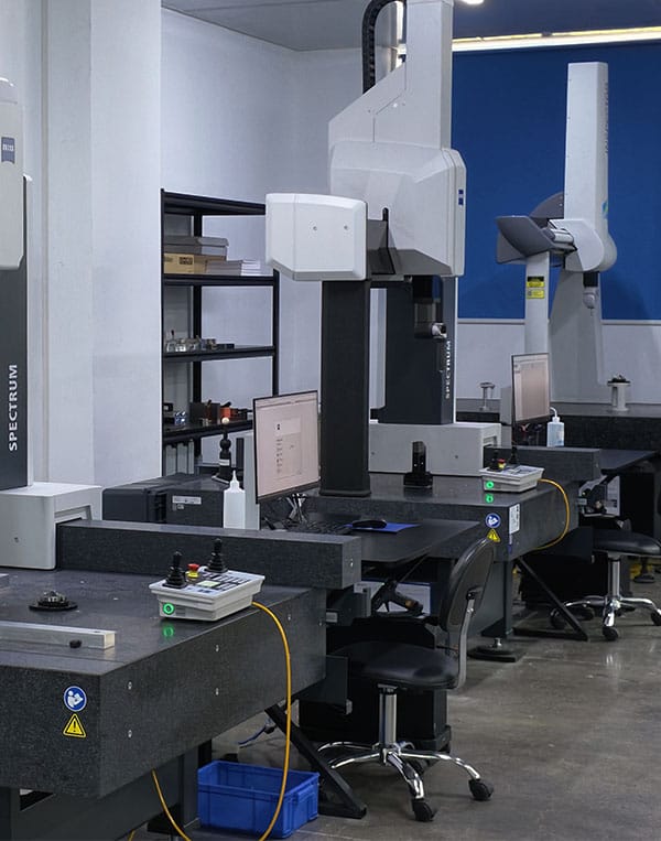 CMM Quality Control Laboratory Overview with Multiple Zeiss Spectrum Coordinate Measuring Machines - High Precision Metrology Lab for Dimensional Inspection of CNC Machined Components