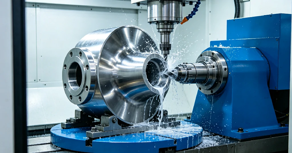 CNC machining blower parts including impeller and volute